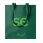 Cotton shopping bag with long handles